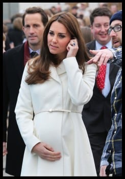 Duchess of Cambridge arriving at Ben Ainslie Racing HQ in Portsmouth