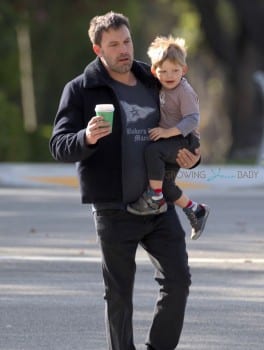 Ben Affleck Takes Samuel To Breakfast