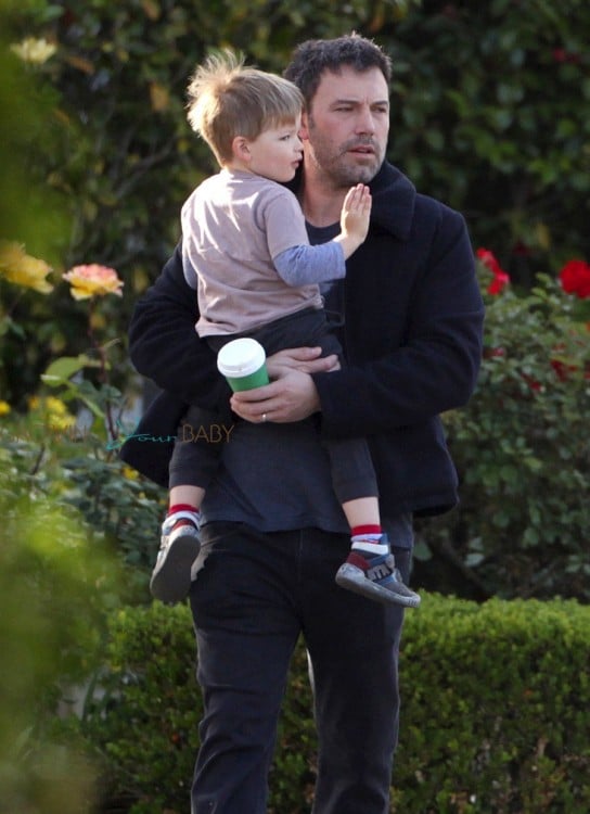 Ben Affleck Takes Son Samuel To Breakfast