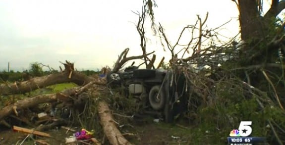 Family Survives EF3 Tornado In SUV W: Newborn Baby