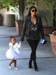Kim Kardashian takes daughter North to ballet class in LA