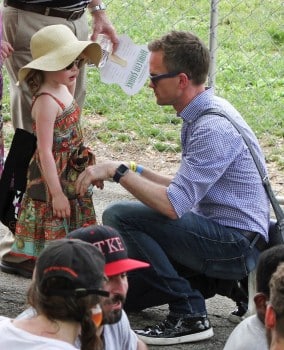 Neil Patrick Harris out with daughter  Harper in NYC