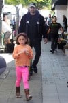 Ben Affleck at the Farmer's Market with kids Sam and Seraphina