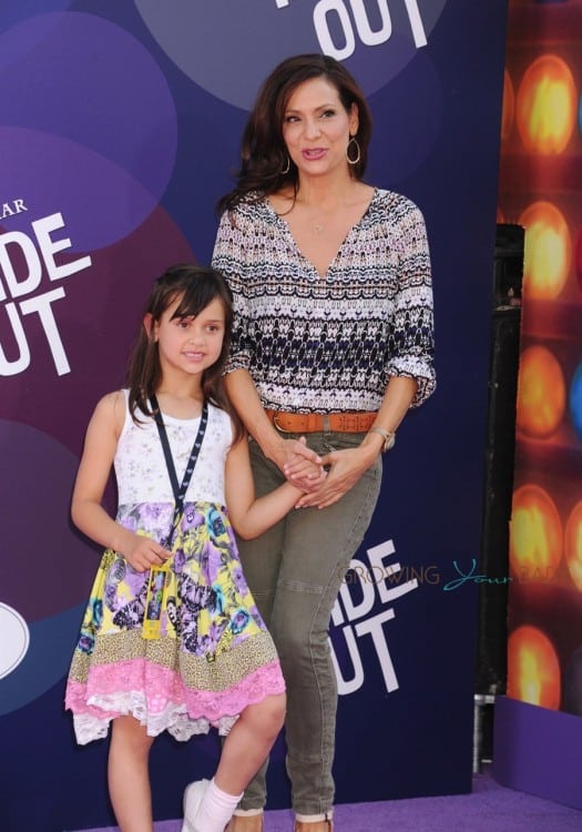 Constance Marie attends Inside Out Premiere with her daughter Luna
