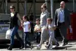 Jennifer Lopez with kids Max & Emme Anthony at a street festival in NYC