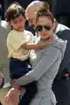 Jennifer Lopez with kids Max & Emme Anthony at a street festival in New York City