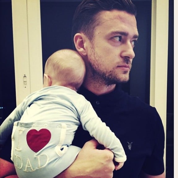 Justin Timberlake Father's Day with Silas