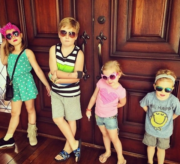 Liam, Stella, Hattie and Finn McDermott - Father's Day