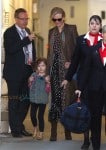 Nicole Kidman & Daughters Sunday Rose & Faith Arrive In Sydney