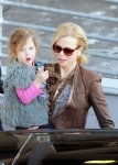 Nicole Kidman & Daughters Sunday Rose & Faith Arrive In Sydney