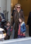 Nicole Kidman and Daughters Sunday Rose and Faith Arrive In Sydney