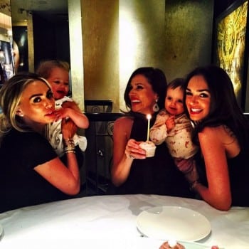 Petra and Tamara Ecclestone celebrate their mom's birthday with their daughters
