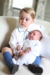 Prince George Snuggles His Baby Sister Charlotte in Newly Released Photos!