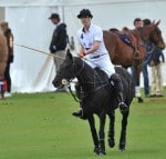 Prince William Plays In A Charity Polo Match