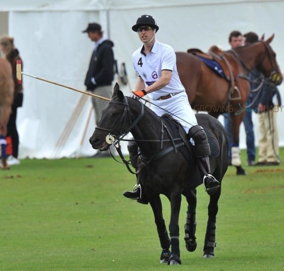 Prince William Plays In A Charity Polo Match