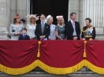 Princess Anne and her family at Trooping the color 2015