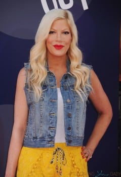 Tori Spelling attends Inside Out Premiere