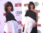 pregnant Evangeline Lilly at Antman Premiere
