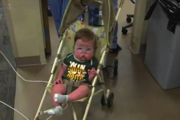 23 week preemie Trevor Frolek leaves the NICU