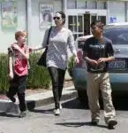 Angelina Jolie at Toys R Us With Kids Shiloh & Pax