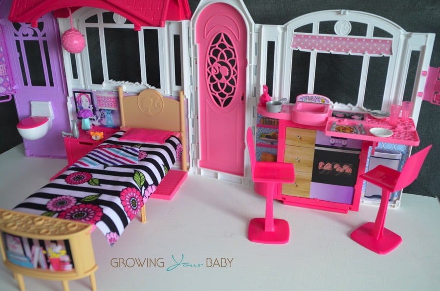 barbie glam getaway house