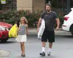 Ben Affleck visits the pet store with daughter Violet