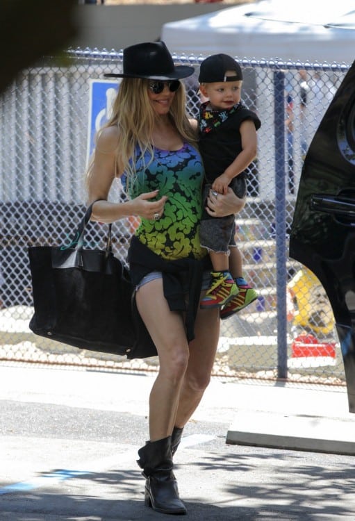 Fergie Steps Out With Her Son, Axl Jack Duhamel