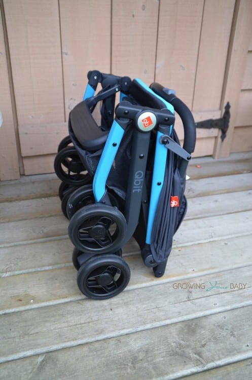 GB Qbit Stroller - folded