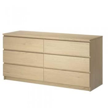 IKEA MALM 6-drawer chest