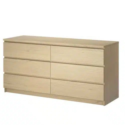 IKEA MALM 6-drawer chest