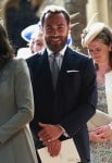 James Middleton at Princess Charlotte's Christening