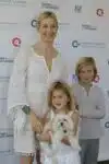 Kelly Rutherford at Super Saturday with kids Helena & Hermes Giersch