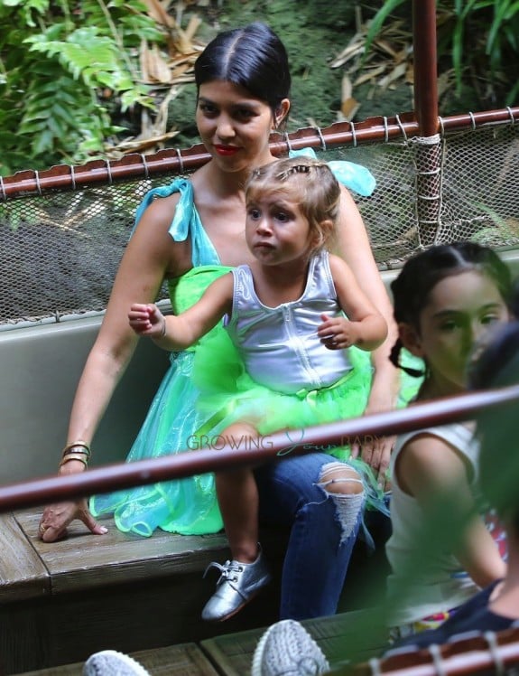 Kourtney Kardashian celebrates daughter Penelope's Birthday at Disneyland