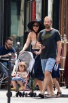 Maggie Gyllenhaal and Peter Sarsgaard in paris with their daughters Ramona & Gloria