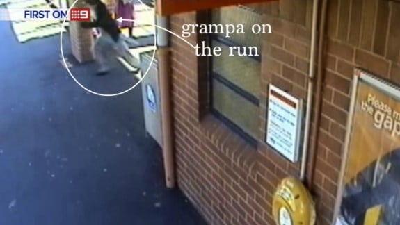 Sydney Grampa Rescues Baby Off Train Tracks