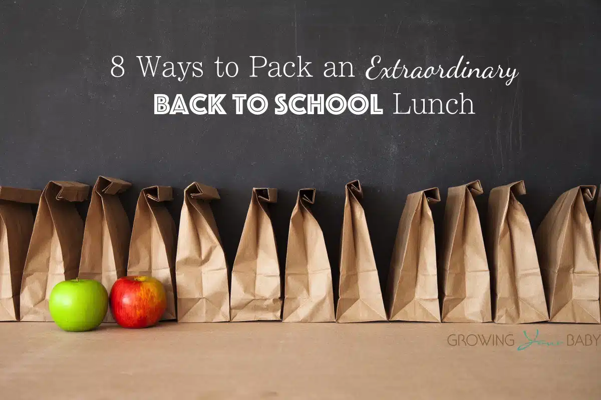 8 Ways to Pack an Extraordinary Back to School Lunch