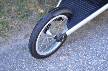 Bugaboo Runner Jogging Stroller - front 14" fixed wheel
