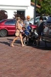 Elsa Pataky at the Park with her kids