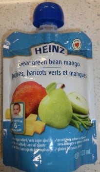 Heinz brand Pear Green Bean Mango recalled