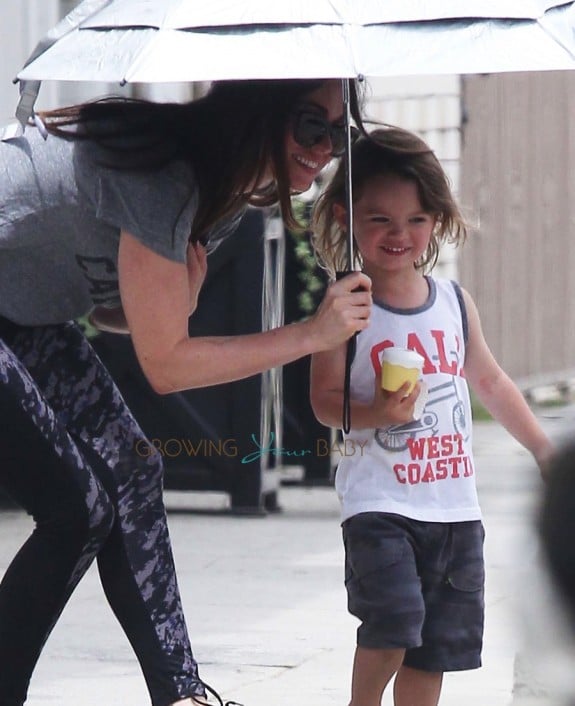 Megan Fox With Son Noah Green