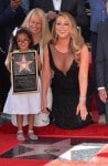 Monroe Cannon at her mom Mariah Carey's Hollywood Walk of Fame Ceremony