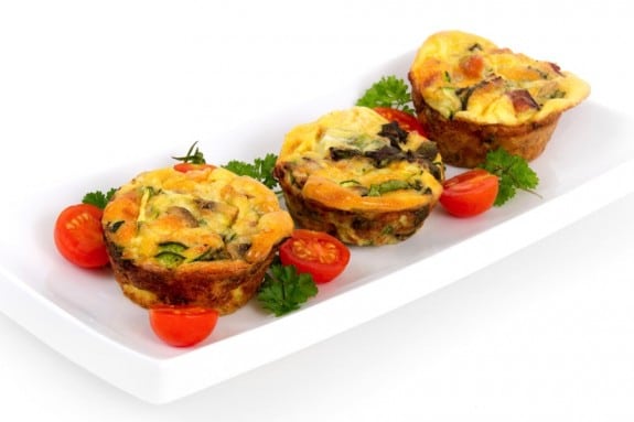 Muffin omelet