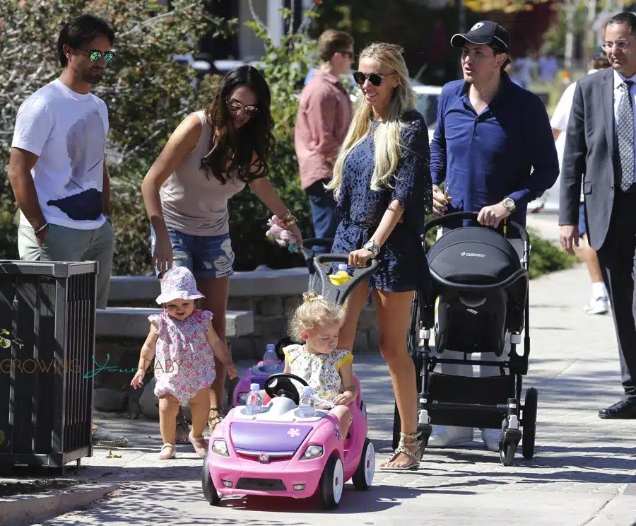 Tamara Ecclestone, Sophia Rutland, Jay Rutland, Petra Ecclestone, Lavinia Stunt, James Stunt out in Malibu