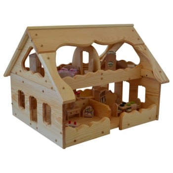 Wooden Toys- Child's Wooden Dollhouse