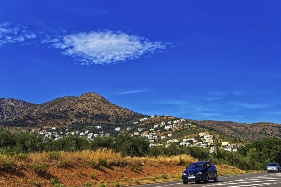 family driving france