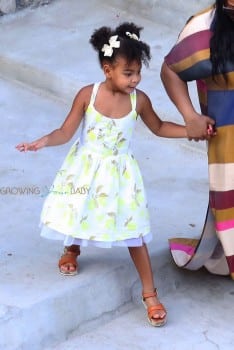 Blue Ivy vacations in the Southern Italy