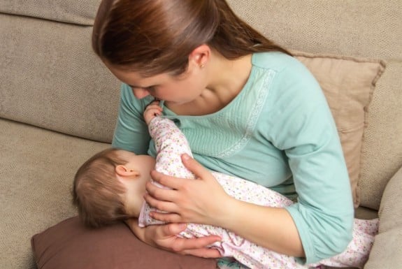 Breastfeeding Cross-cradle hold