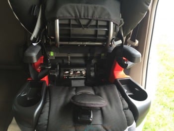 Britax Frontier ClickTight Harness To Booster Car Seat - belt locking system