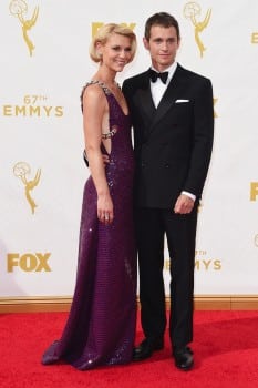 Claire Danes and Hugh Dancy at the 67th annual Primetime Emmy Awards