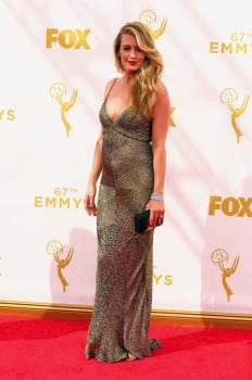 Pregnant Cat Deeley - 67th annual Primetime Emmy Awards